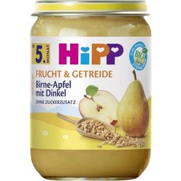 Organic Fruit & Cereal Jar - Pear-Apple with Spelt - 190 g