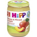 Bio Babygläschen Fruchtbrei Banane & Pfirsich in Apfel - 190 g
