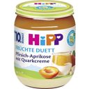 Organic Fruit Duet - Peach-Apricot with Quark Cream - 160 g