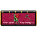 Zotter Schokoladen Bio Herzkirschen + Kürbismarzipan
