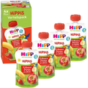 Bio duże opakowanie HiPPiS dania w saszetce - truskawki, banan i jabłko - 400 g