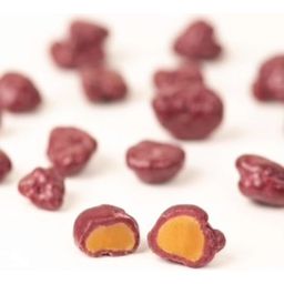 Biologische Balleros Macadamia in Rode Bes - 100 g