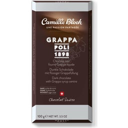 Čokoláda s likérovou náplní, bez cukrové krusty - Grappa