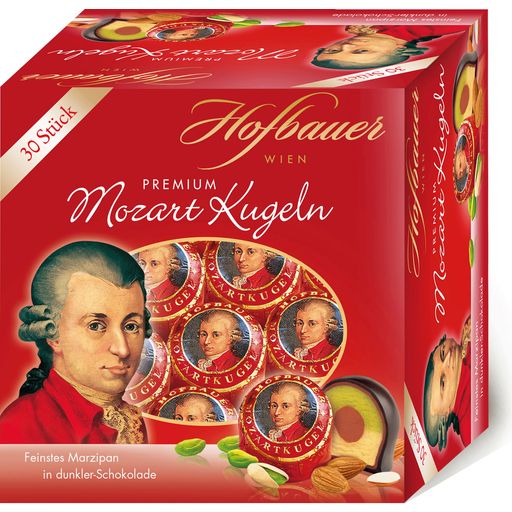 Hofbauer Mozartovy koule z tmavé čokolády - 600 g