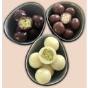 NATURAL CRUNCHY PeaBello Kikkererwtenballetjes - Melkchocolade