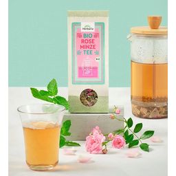 Herbaria Bio French Press čaj s růží a mátou - 20 g