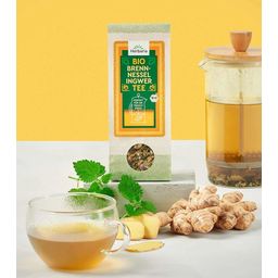 Bio French Press herbata pokrzywa i imbir - 45 g