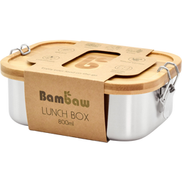 Bambaw Pudełko śniadaniowe z bambusową pokrywką - 800 ml