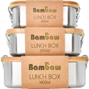 Bambaw Lunchbox met bamboe deksel - 800 ml