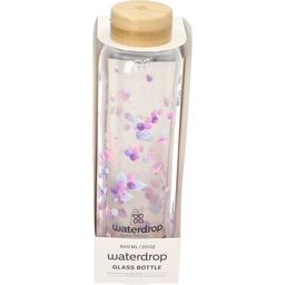 waterdrop Glastrinkflasche
