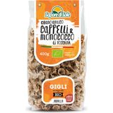 Biologische Gigli Cappelli & Monococco Volkoren Durum Tarwe Pasta