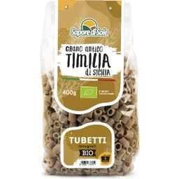 Biologische Tubetti Timilia Volkoren Durum Tarwe Griesmeel Pasta - 400 g