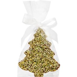 Weihnachtsbaum aus Vollmilchschokolade mit Pistazie - 100 g