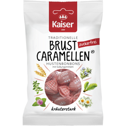 Bonbonmeister Kaiser Brust Caramellen Suikervrij - 75 g