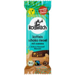Biologische Cafeïne Chocoladereep - Pinda Karamel Zeezout - 35 g