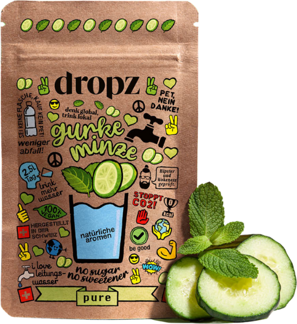 dropz  Pure Cucumber Mint Microdrink