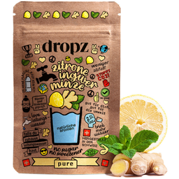 dropz Microdrink Pure cytryna, imbir i mięta - Mięta, cytryna i imbir