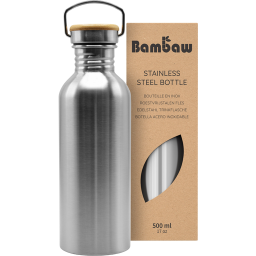 Bambaw Rozsdamentes acél palack, 500 ml - 500 ml