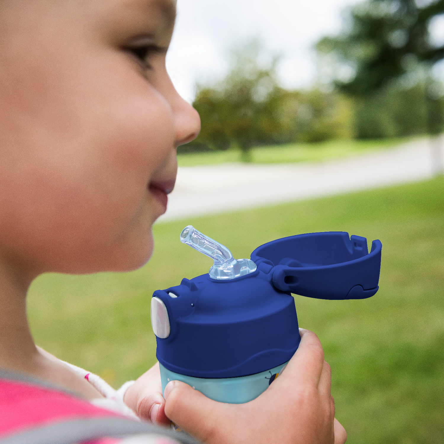 Thermos FUNTAINER Drink Bottle - Navy