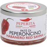 Biologische Habanero Rode Savina Chilipeperpasta
