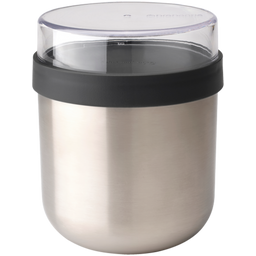 Brabantia Make & Take Insulated Lunch Cup, 0.5 L - Dark Grey