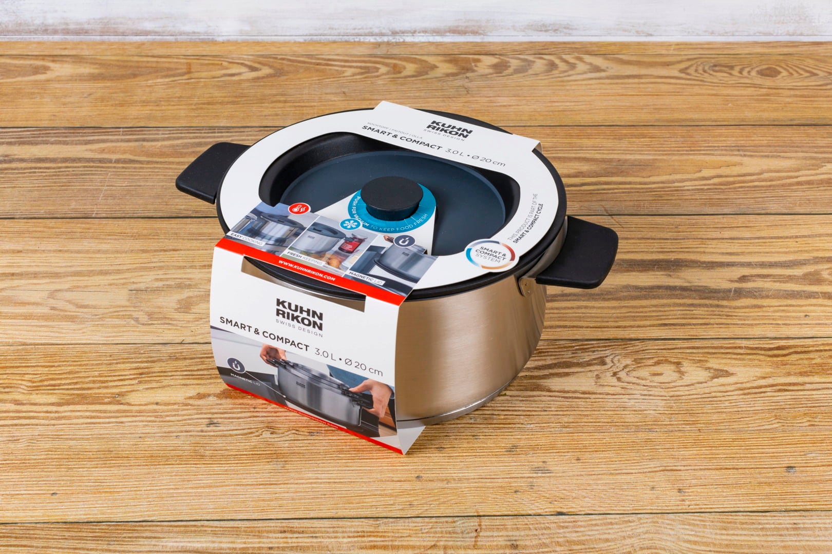 Kuhn Rikon SMART & COMPACT Cooking Pot - 3.0 L