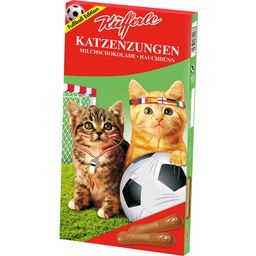 Kocie języczki z mlecznej czekolady - edycja piłkarska