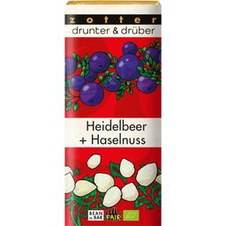 Zotter Schokoladen Biologische Bosbes & Hazelnoot - 70 g