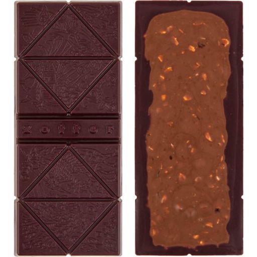 Zotter Schokoladen Bio drunter & drüber - Áfonya és Mogyoró - 70 g