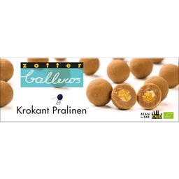 Zotter Schokoladen Bio Balleros Crocante con Pralinés