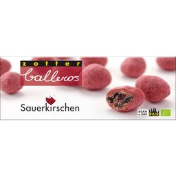 Zotter Schokolade Organic Balleros - Sour Cherries - 100 g