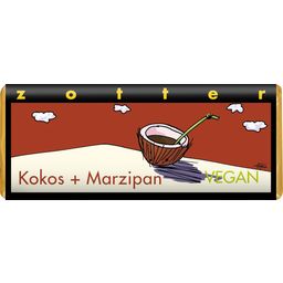 Zotter Schokoladen Bio Kokos + Marzipan - 70 g