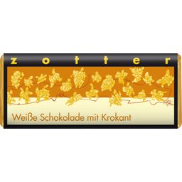 Zotter Schokolade Organic White Chocolate with Brittle - 70 g