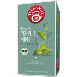 TEEKANNE Organic Peppermint - 20 double chamber teabags