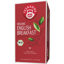 TEEKANNE Biologisch Organic English Breakfast - 20 dubbele kamer zakjes