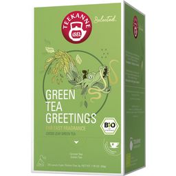 Biologische Luxury Cup Green Tea Greetings - 25 piramidezakjes