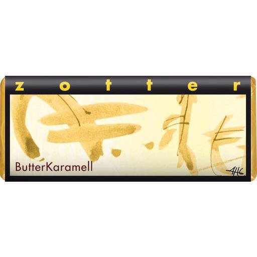 Zotter Schokolade Bio máslový karamel - 70 g