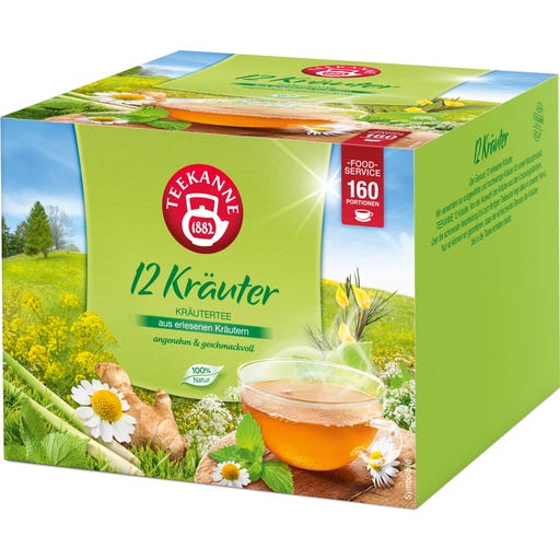 TEEKANNE 12 gyógynövény - 160 Teafilter