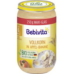 Organic Baby Food Jar - Wholegrain Cereals in Apple-Banana - 250 g