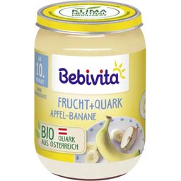 Bebivita Bio bébiétel - Gyümölcs-túró-alma-banán - 190 g
