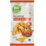 Bio chipsy s rajčaty a bazalkou