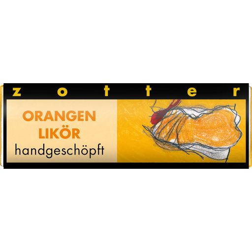 Zotter Schokolade Bio mini s pomerančovým likérem