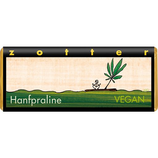 Zotter Schokolade Organic Hemp Praline - 70 g