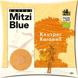 Zotter Schokoladen Mitzi Blue Bio "Caramel Croustillant"