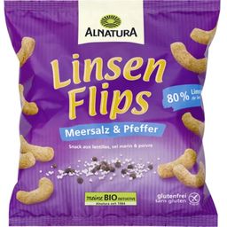 Alnatura Bio Linsen-Flips Meersalz & Pfeffer - 75 g