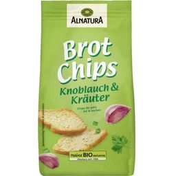 Bio chipsy z chleba z czosnkiem i ziołami - 100 g