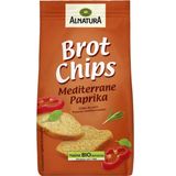 Bio středomořské chlebové chipsy s paprikou