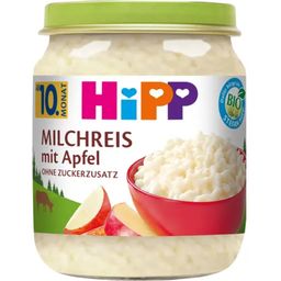 Organic Baby Food Jar - Rice Pudding with Apple - 200 g