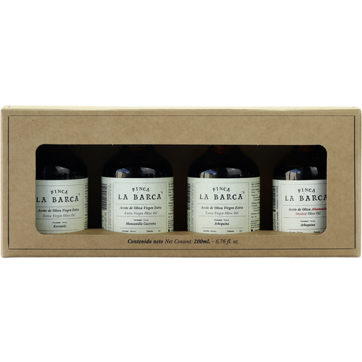 Coffret Cadeau avec 4 Huiles d'Olive Extra Vierges - 1 kit(s)