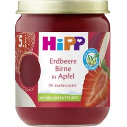 HiPP Bio Babygläschen Erdbeere Birne in Apfel